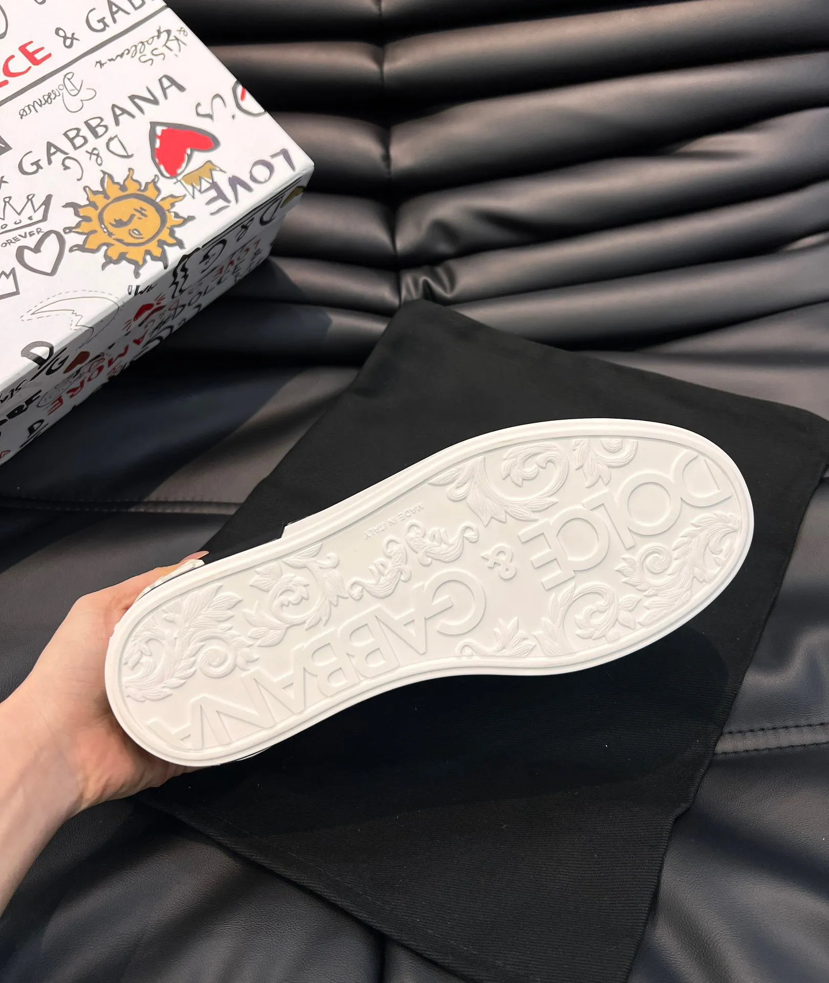 Men's shoes 360 yuan🏮🏮2023 new Dolce & Gabbana/top original single DG heavy industry series, imported original waterproof canvas, contrasting color design is super beautiful, exquisite and luxurious, super A level! Compared with the genuine product at the counter, the version is no worse at all! size：38-46
